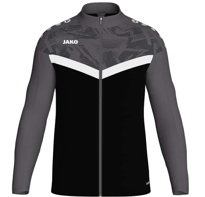 JAKO Polyesterjacke Iconic, schwarz/anthrazit