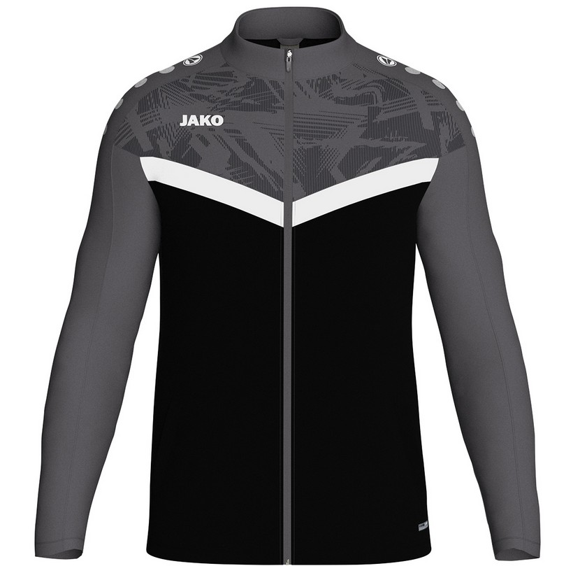 JAKO Polyesterjacke Iconic, schwarz/anthrazit