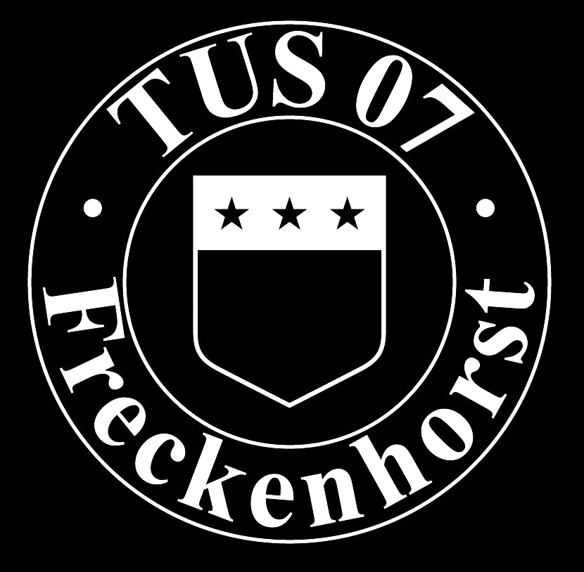Logo TUS Freckenhorst weiß auf schwarz